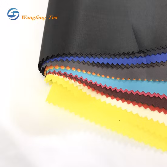 Taslon en nylon 320d entièrement terne avec tissu coupe-vent imperméable enduit de PU pour veste